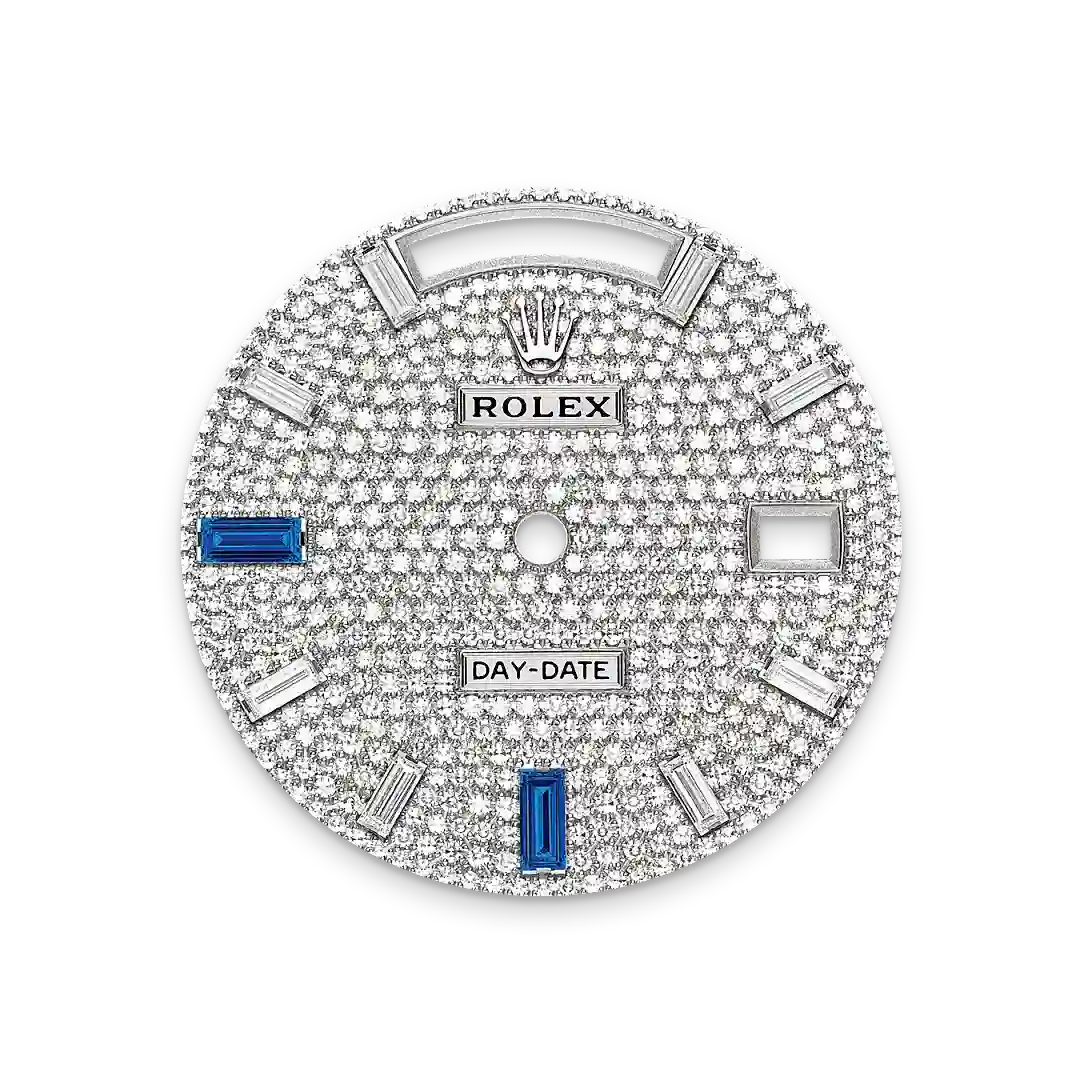 Rolex Day-Date in 18 ct white gold, M228349RBR-0036 - Swiss Time Square