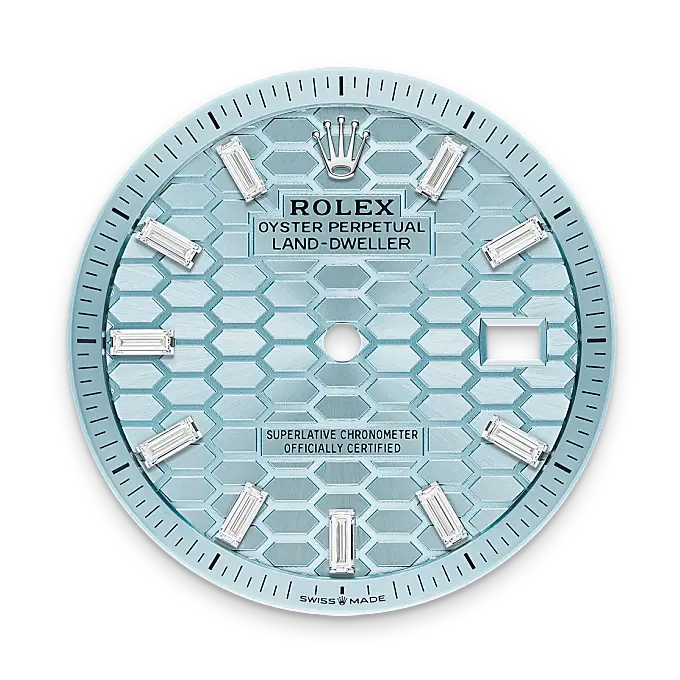 Rolex Land-Dweller in Platinum, M127286TBR-0001 - Swiss Time Square