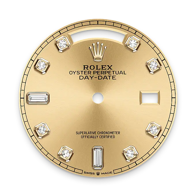 Rolex Day-Date in 18 ct yellow gold, M128348RBR-0008 - Swiss Time Square