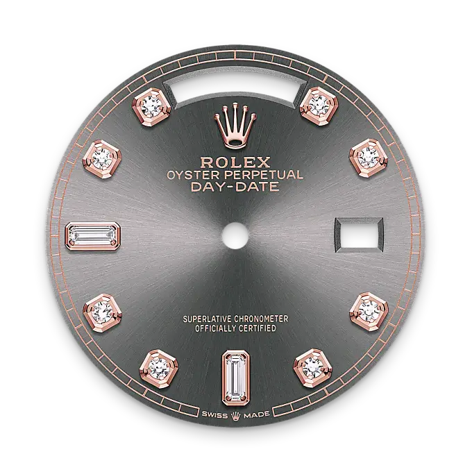 Rolex Day-Date in 18 ct Everose gold, M128395TBR-0012 - Swiss Time Square
