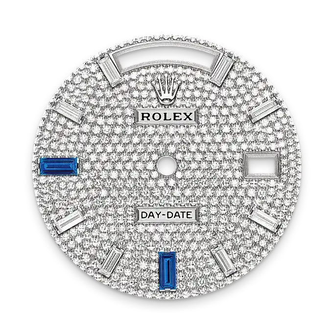 Rolex Day-Date in 18 ct white gold, M228349RBR-0036 - Swiss Time Square
