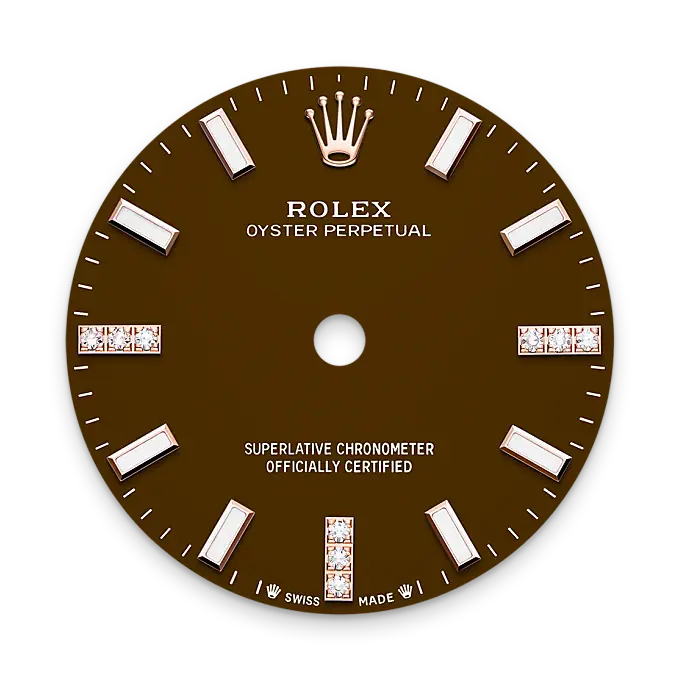 Rolex Oyster Perpetual in 18 ct Everose gold, M276245RBR-0002 - Swiss Time Square