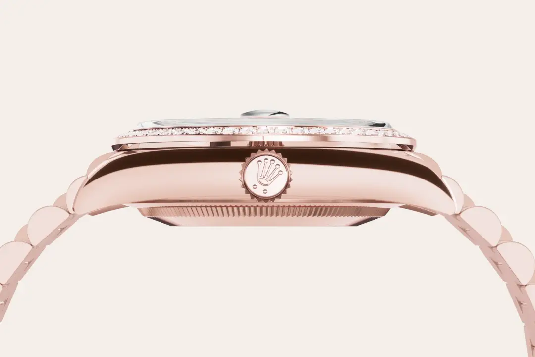 Rolex Day-Date in 18 ct Everose gold, M128345RBR-0009 - Swiss Time Square