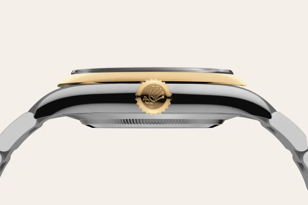 Rolex Oyster Perpetual in Yellow Rolesor - combination of Oystersteel and yellow gold, M134303-0001 - Swiss Time Square