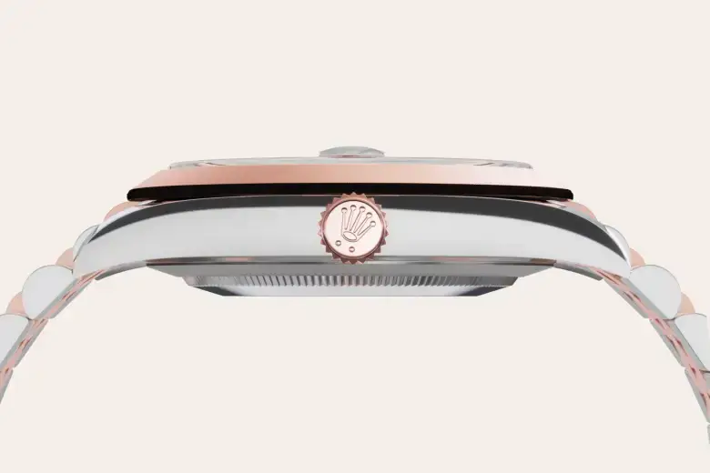 Rolex Datejust in Everose Rolesor - combination of Oystersteel and Everose gold, M126301-0010 - Swiss Time Square