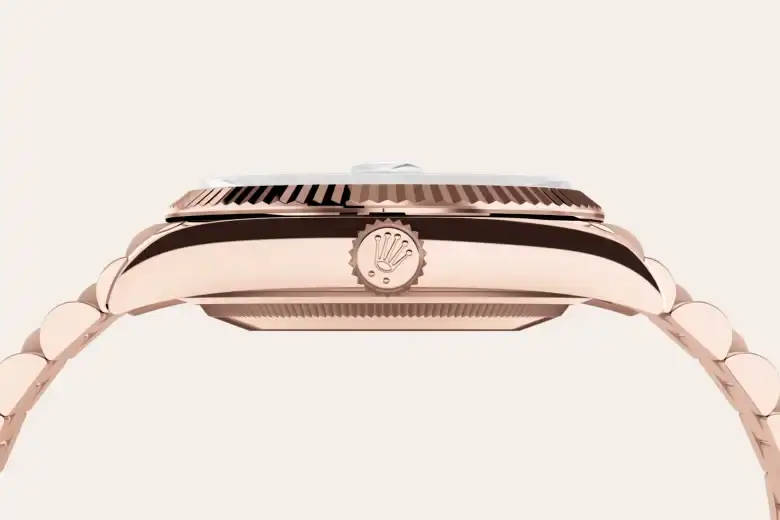 Rolex Day-Date in 18 ct Everose gold, M128235-0068 - Swiss Time Square