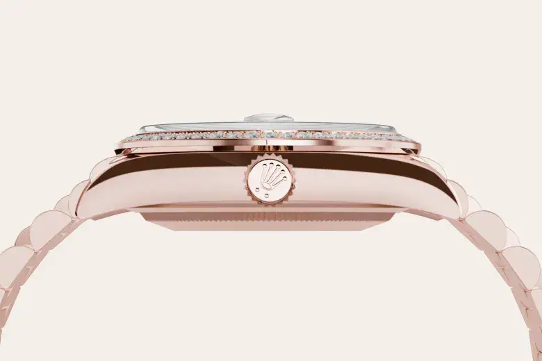 Rolex Day-Date in 18 ct Everose gold, M128345RBR-0045 - Swiss Time Square