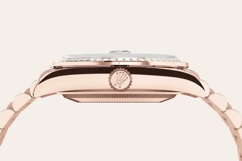 Rolex Day-Date in 18 ct Everose gold, M128395TBR-0012 - Swiss Time Square