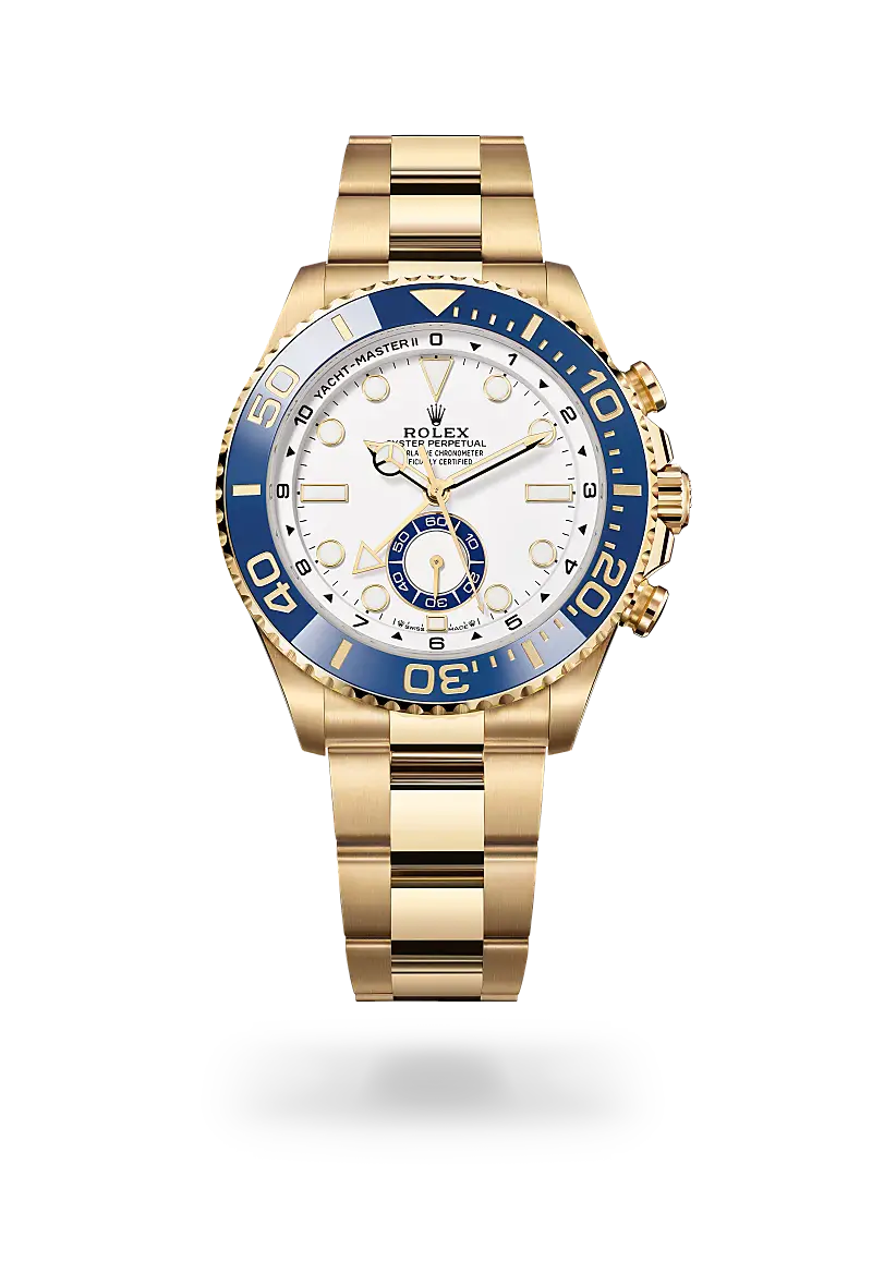 Rolex Yacht-Master II in Oyster, 44 mm, yellow gold, M126688-0001 - Swiss Time Square