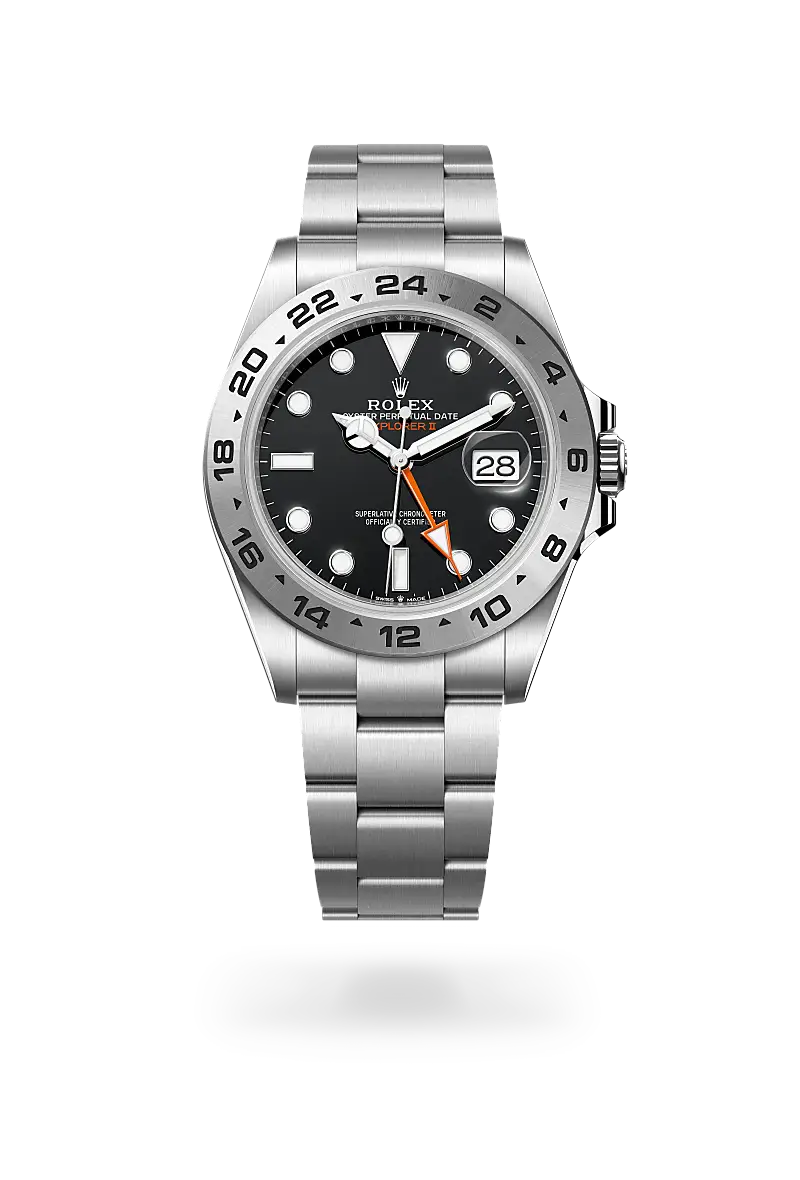 Rolex Explorer II in Oyster, 42 mm, Oystersteel, M226570-0002 - Swiss Time Square
