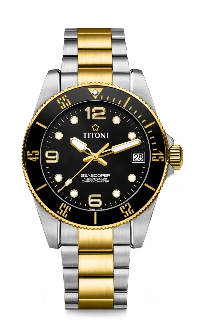 TITONI Seascoper - 83600 SY-BK-256 | Swiss Time Square